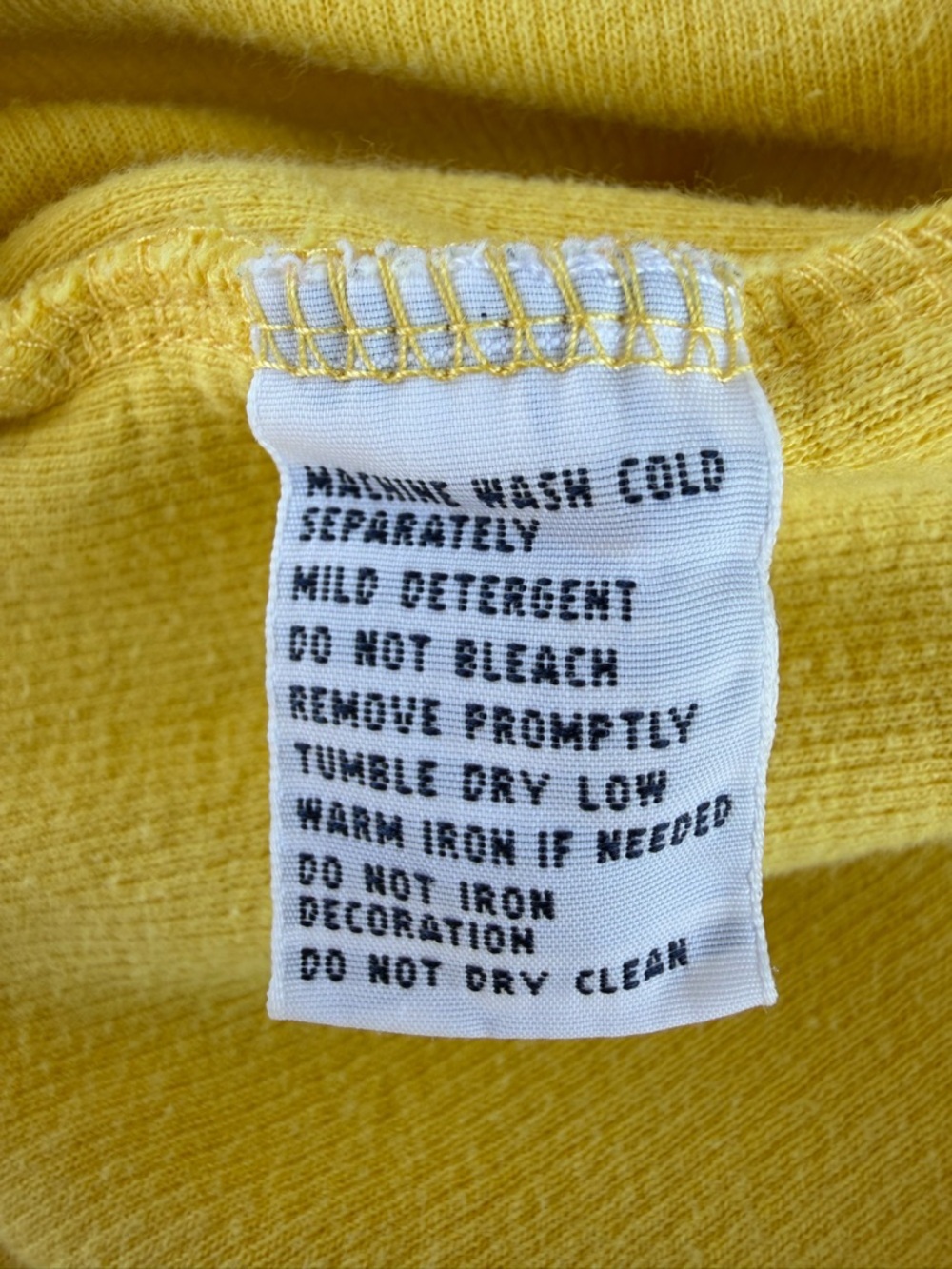 Y2K Ralph Lauren Polo Rib Knit Quarter Zip Pullover Sweater Preppy Yellow Large - Picture 10 of 10